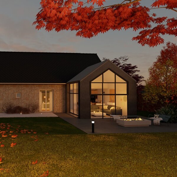 visuel 3D maison bois